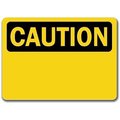 Signmission Caution Sign-Caution-10in x 14in OSHA Safety Sign, 10" L, 14" H, CS-Caution CS-Caution